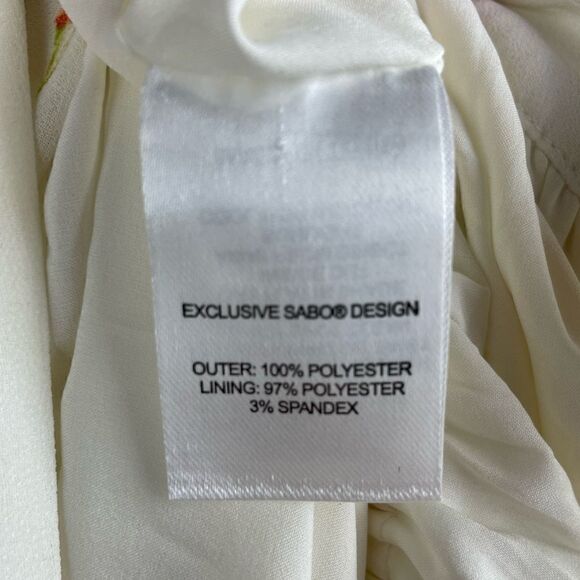 Sabo Skirt Floral Romper Size L EUC - Picture 8 of 8